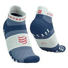 Compressport Pro Racing Socks V4.0 Run Low blues/sugar