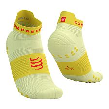 Compressport Pro Racing Socks V4.0 Run Low elf yellow/fluo red