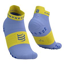 Compressport Pro Racing Socks V4.0 Run Low jacaranda/maize
