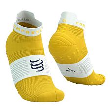 Compressport Pro Racing Socks V4.0 Run Low lemon/white