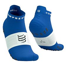 Compressport Pro Racing Socks V4.0 Run Low princess blue / white