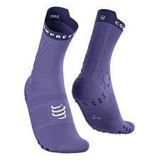 Compressport Pro Racing Socks V4.0 Trail aster purple/peacoat