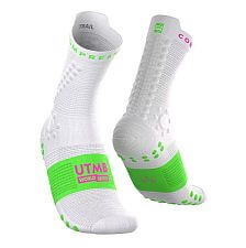 Compressport Pro Racing Socks v4.0 Trail - UTMB 2026 - white