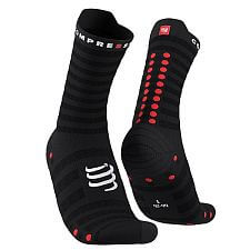 Compressport Pro Racing Socks V4.0 Ultralight Run High black/red