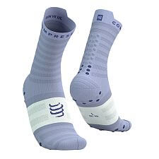 Compressport Pro Racing Socks V4.0 Ultralight Run High lavender/white