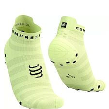 Compressport Pro Racing Socks V4.0 Ultralight Run Low shadow lime/black
