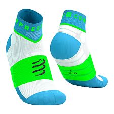 Compressport Ultra Trail Low Socks norse blue / neon green