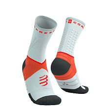 Compressport Ultra Trail Socks V2.0 gray violet / tigerlily