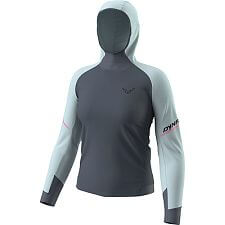 Dynafit Alpine L/S Hooded Tee W cloud blue