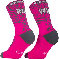 Dynafit Run Wild Crew Socks pink glo