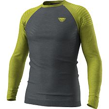Dynafit Tour Light Merino M L/S Tee golden lime
