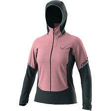 Dynafit Traverse Alpha® Hooded Jacket Women mokarosa