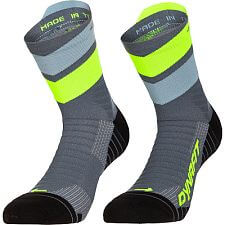 Dynafit Ultra Mid Socks cinder/ultra yellow