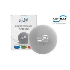 Kine-MAX Professional Overball - Cvičební Míč 25 cm - stříbrný