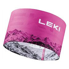 Leki XC Headband neonpink/white
