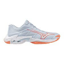 Mizuno Wave Lightning Elite W blue finch/white/lava orange