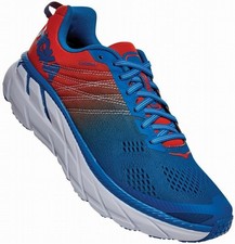 HOKA ONE ONE M Clifton 6 WIDE mandarin red/imperial blue