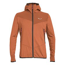 Salewa Agner Hybrid PL/DST Hooded Jacket M bombay brown melange