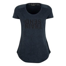 Salewa Alpine Hemp Print T-Shirt W navy blazer