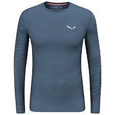 Salewa Cristallo Warm AMR L/S Tee M dark denim