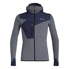 Salewa Puez 2 Dry Hooded Full Zip Top M navy blazer