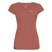 Salewa Puez Melange Dry T-Shirt W etruscan red melange