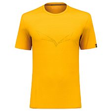 Salewa Pure Eagle Sketch AM M T-shirt gold melange