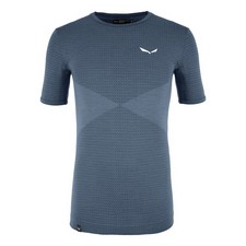 Salewa Zebru Medium Warm AMR T-Shirt M dark denim