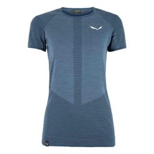 Salewa Zebru Medium Warm AMR T-Shirt W dark denim