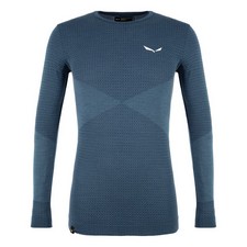 Salewa Zebru Medium Warm AMR Tee M dark denim