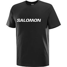 Salomon Logo SS Tee M deep black