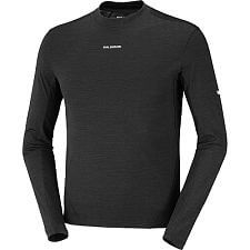 Salomon Sense Merino LS Tee M deep black