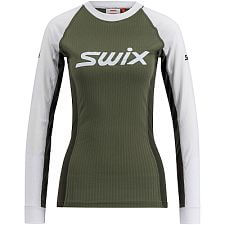 Swix RaceX Classic Long Sleeve W olive / bright white