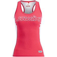 Swix tílko RaceX Light Tank W cherry berry / bright white