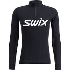 Swix tričko RaceX Classic Half Zip M black/phantom