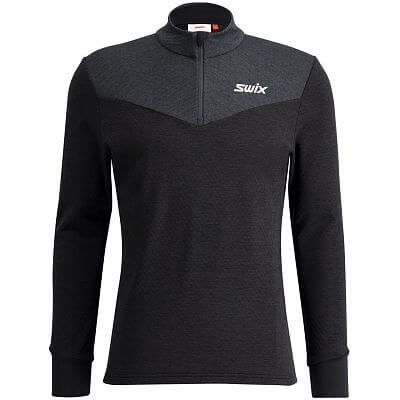 Swix Dynamic Midlayer Half Zip M black/phantom