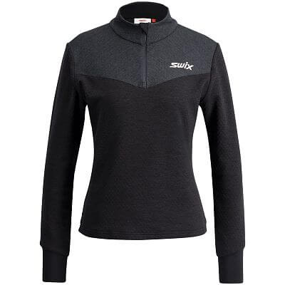 Swix Dynamic Midlayer Half Zip W black/phantom