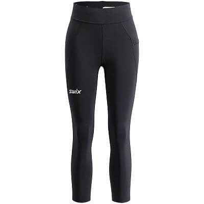 Swix elasťáky Pace High Waist Cropped Tights W black