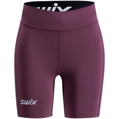 Swix šortky Pace High Waist Half Tights W Plum