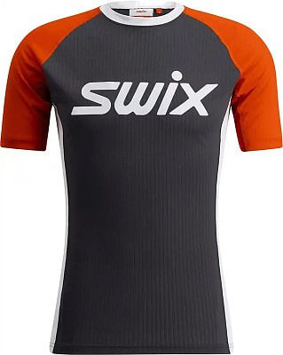 Swix tričko RaceX Classic Short sleeve M Magnet/Fiery Red