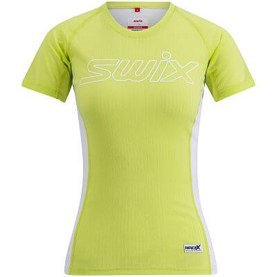 Swix tričko RaceX Light Short sleeve W Lime/Bright White