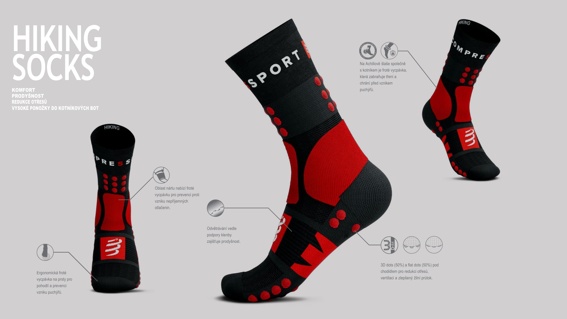 Compressport Technologie Hiking Socks 2