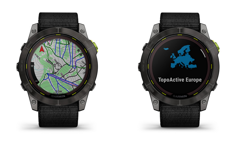 Garmin Enduro 2 – mapa a navigační funkce