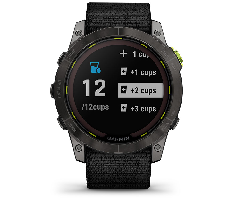 Garmin Enduro 2 – sledování pitného režimu