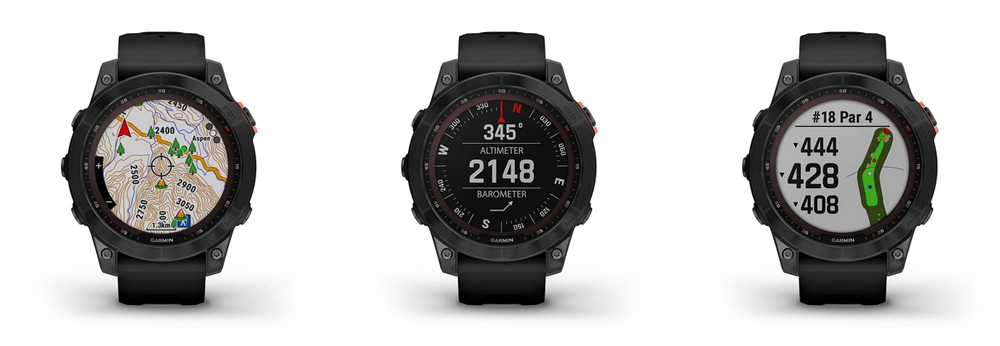 Garmin fēnix 7 Pro Solar – mapy a navigační funkce