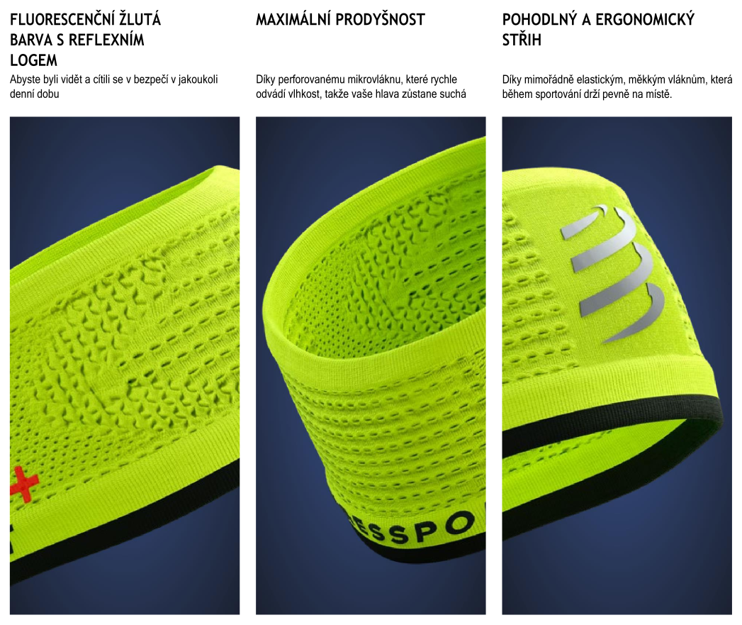 Reflexní čelenka Compressport